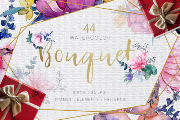 Bouquet Super Duper Watercolor