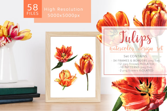 Fire Tulips Watercolor Set Review