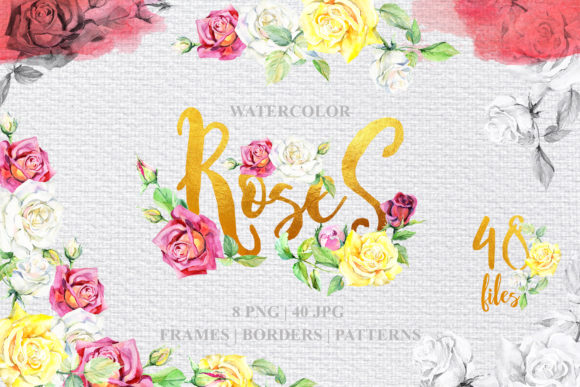 Rose Technique Watercolor Illustrations